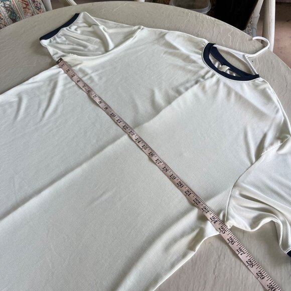 NWT SKIMS Soft Lounge Ribbed Short Sleeve T Shirt Dress in Marble Multi Size S - Picture 9 of 9